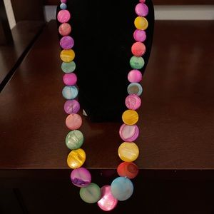 Necklace with ear ring